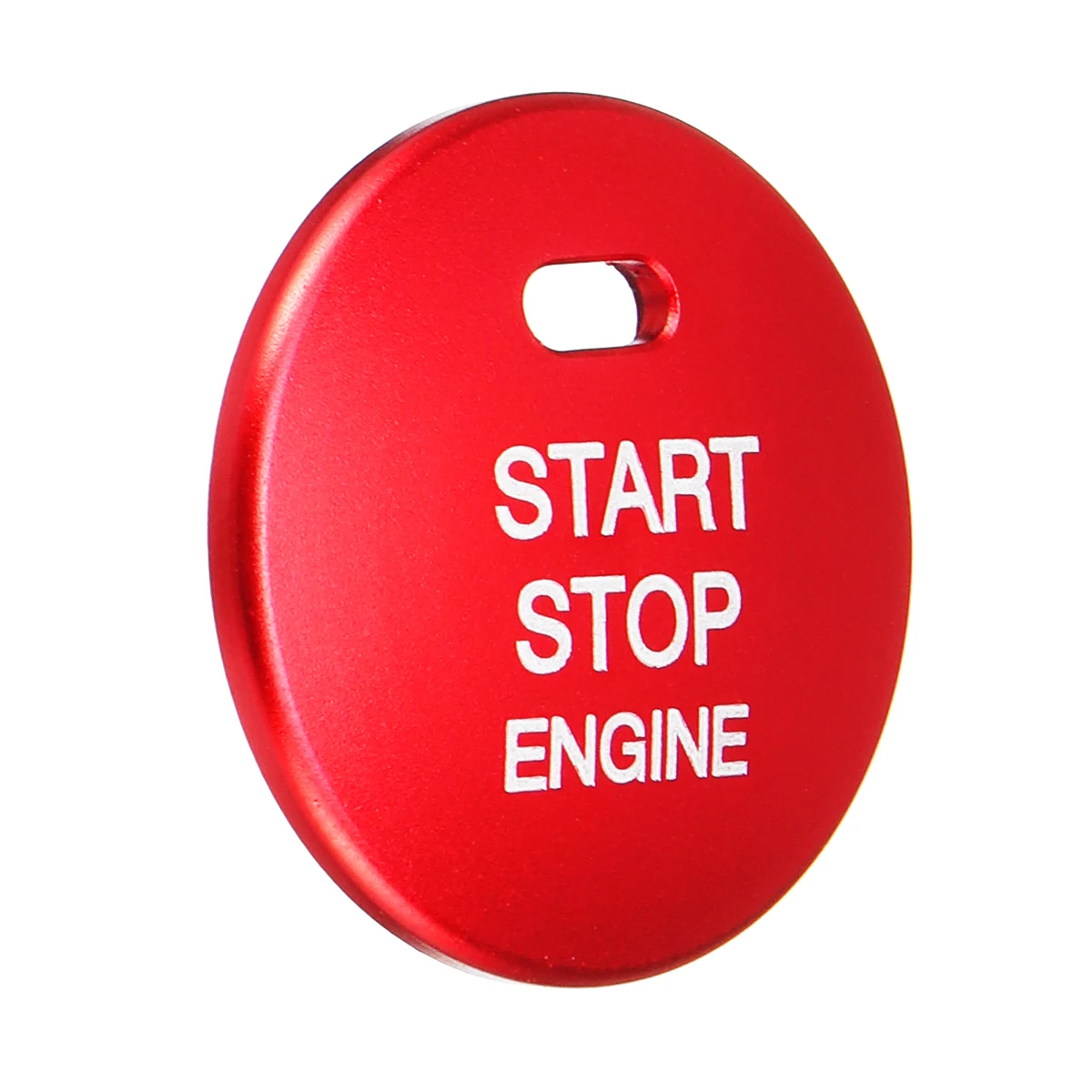 1 шт. Алюминий кнопка запуска двигателя крышка Кепки с отделкой сзади резинка для