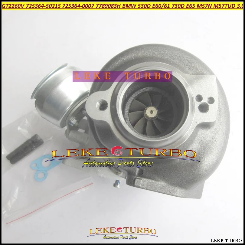 GT2260V 725364 0006 0007 0009 11657789083H 11657789083J Turbo для BMW 530D E60 E61 730D E65 2007 M57N 3.0L|Воздухозаборники| |