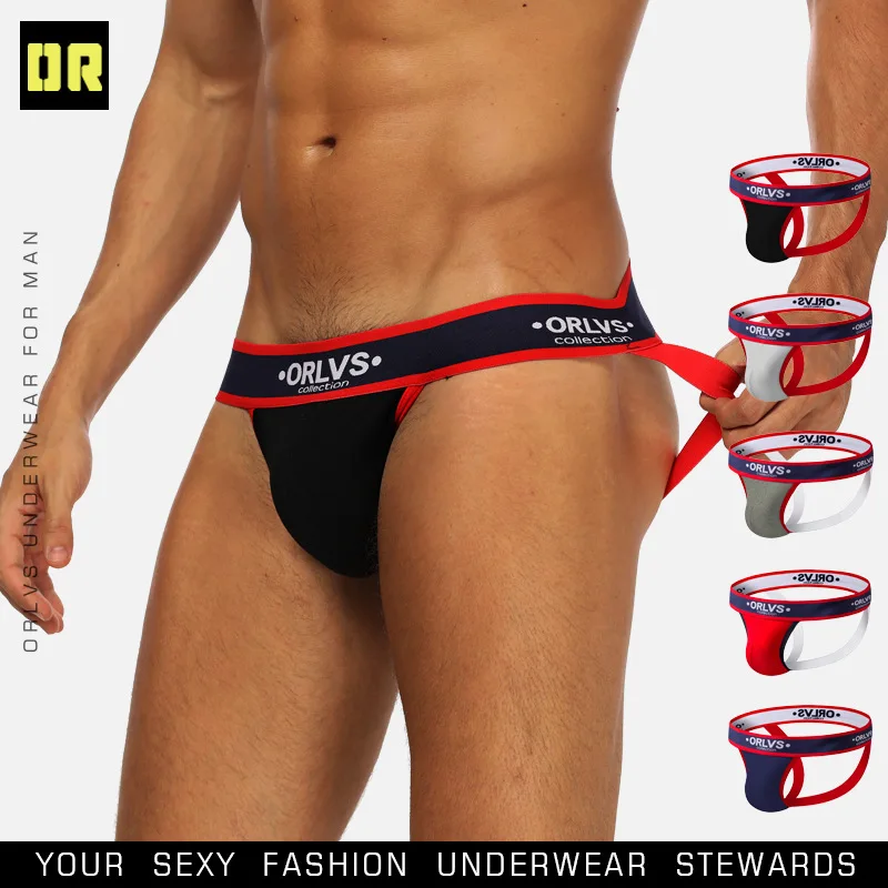

Men Underwear Men SoftCotton Jockstrap Men Boxers Cueca Masculina Underpant Hombre Low Waist Breathable Sexy Jockstrap Fast ship