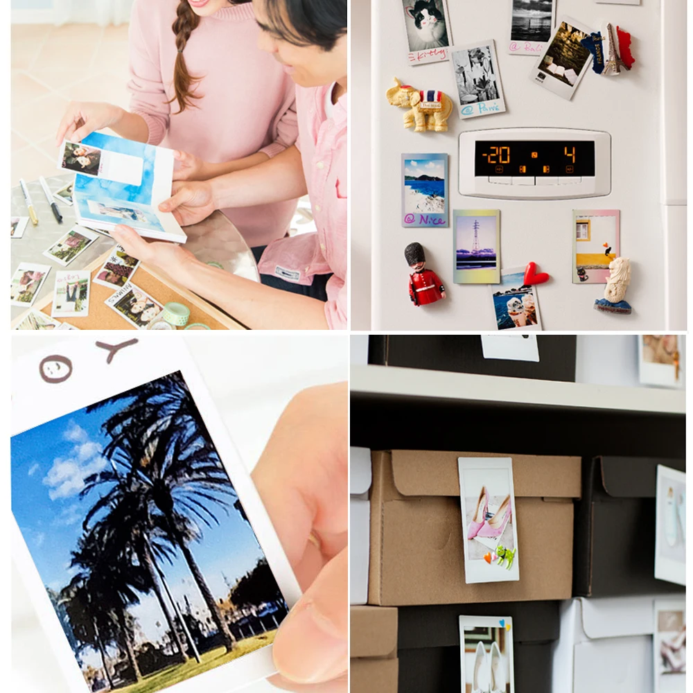 Белая фотобумага для Fujifilm Instax Mini 20 листов альбом моментальных снимков 7s/8/25/90/9 |
