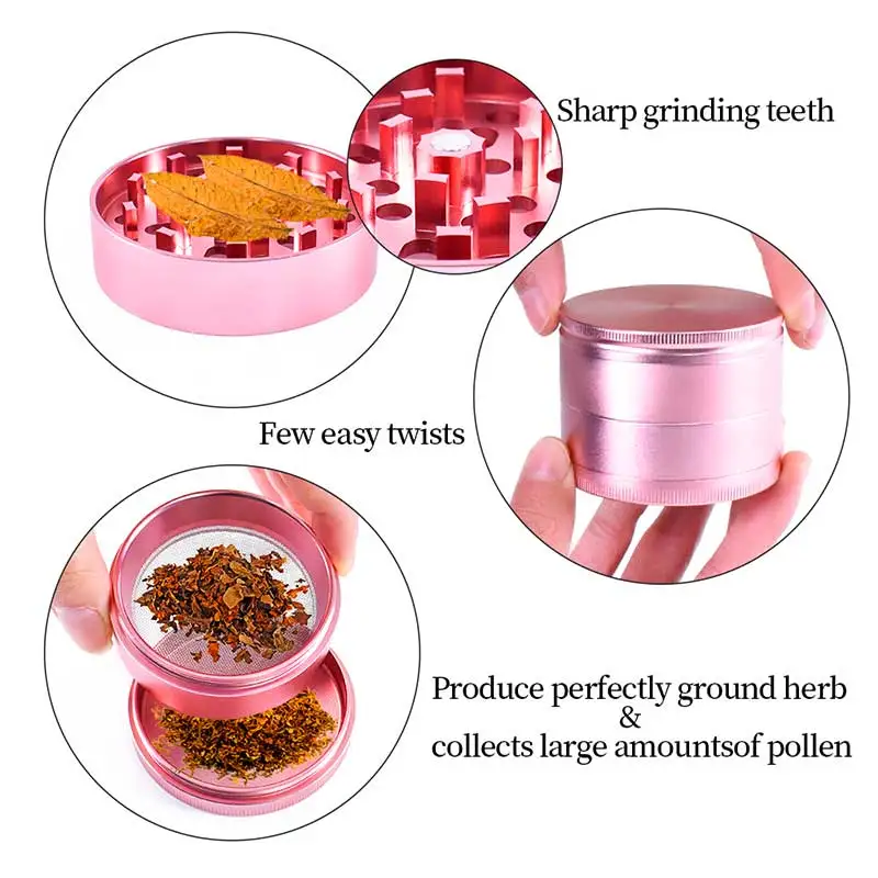 Измельчители сорняков 4 слоя измельчитель табака травяная шлифовальная машина