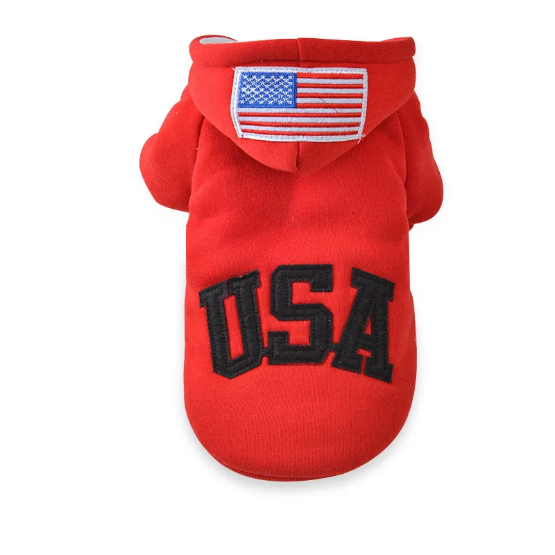 Зимнее пальто для домашних животных куртка толстовка с капюшоном собак свитшот