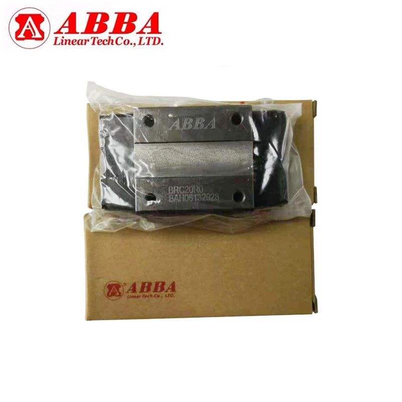 Original Taiwan ABBA BRC20R0 BRH20B Slider Block Linear Rail Guide Bearing BRC20RO for CNC Router Laser Machine 3D printer parts