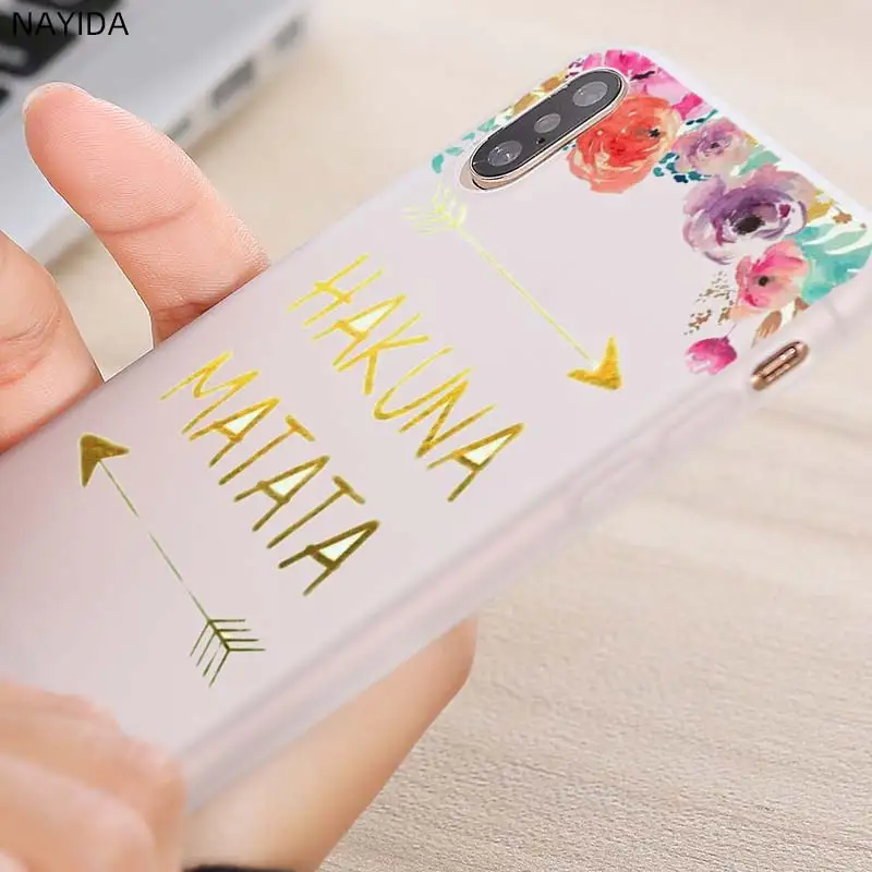 Мягкий чехол для телефона Xiao mi 9 8 mi A1 A2 A3 lite F1 6 5X se для Red mi Note 8 7 6 5 Hakuna Matata Lion King