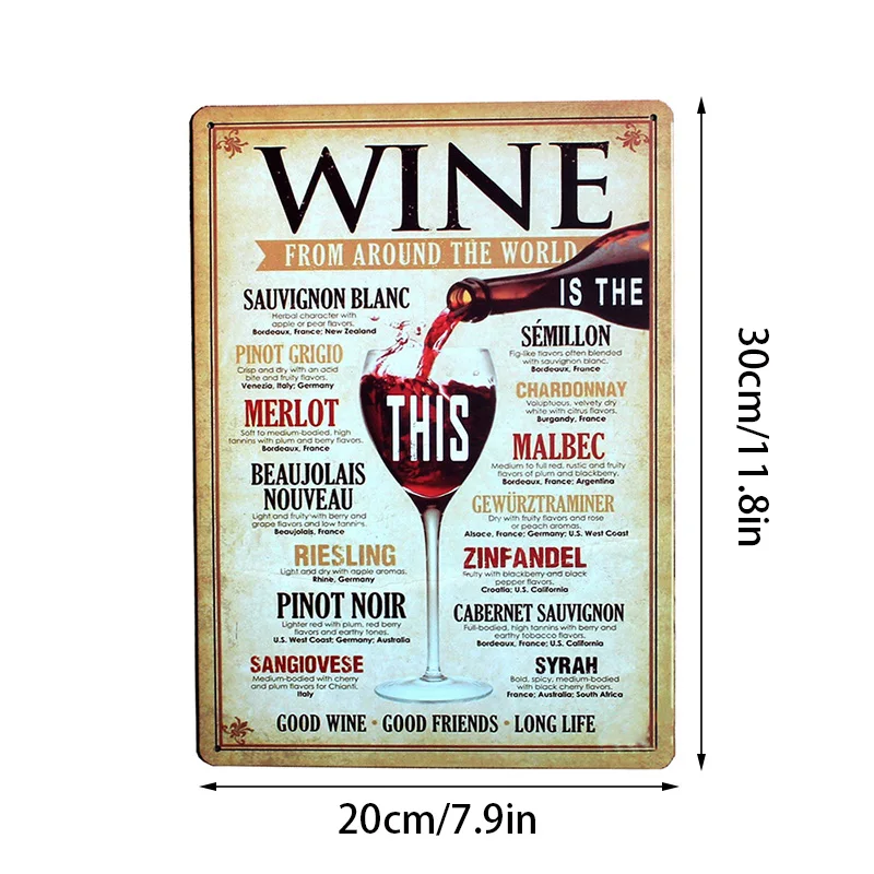 Пивной Бокал Вина ура ретро металлическое олово винтажная табличка стена