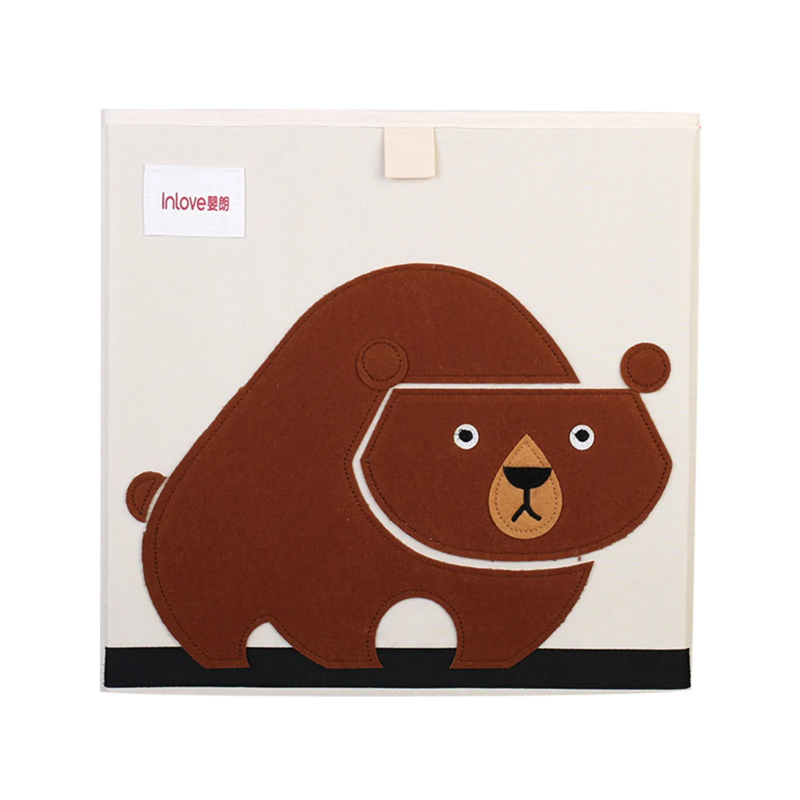 

33X33X38CM Multi-functional Storage Box Lovely Cartoon Children's Bedroom Storage Box, Practical Toy Box With Lid And Handle