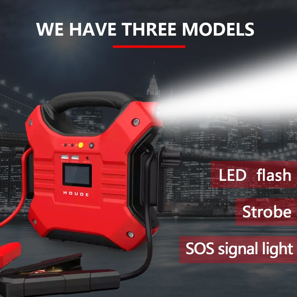 Портативный сверхмощный аккумулятор для двигателя автомобиля 35000 мАч 12 В 24