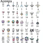 Новые весенние радужные бусины в виде стрекозы, подвески в виде животных, подходят для оригинальных браслетов Pandora с подвесками для женщин, модные украшения