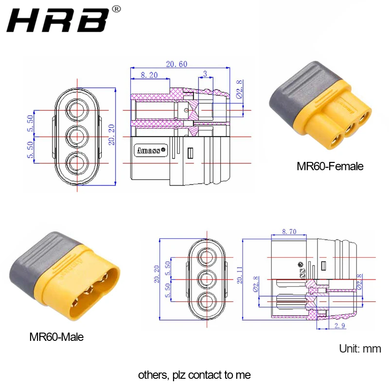10 шт amass t xt60 xt30u mr30 mr60 mt30 mt60 deans штыревой разъем