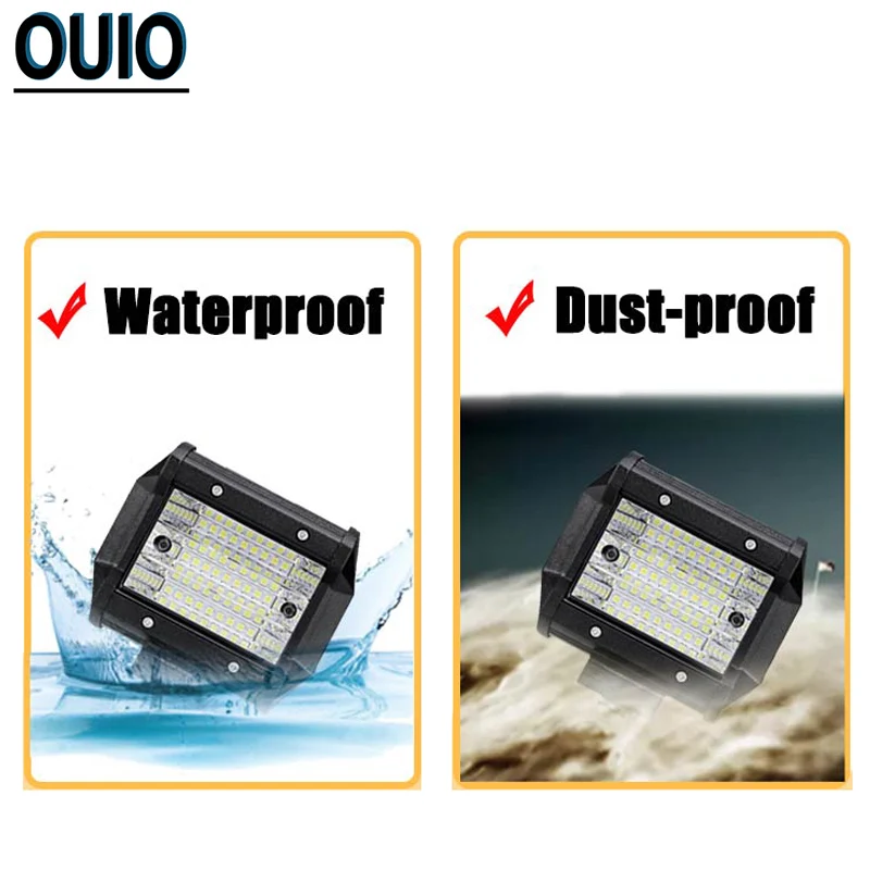 4 дюйма рабочий светильник Бар Светодиодный точечный 324 Вт внедорожных Barra