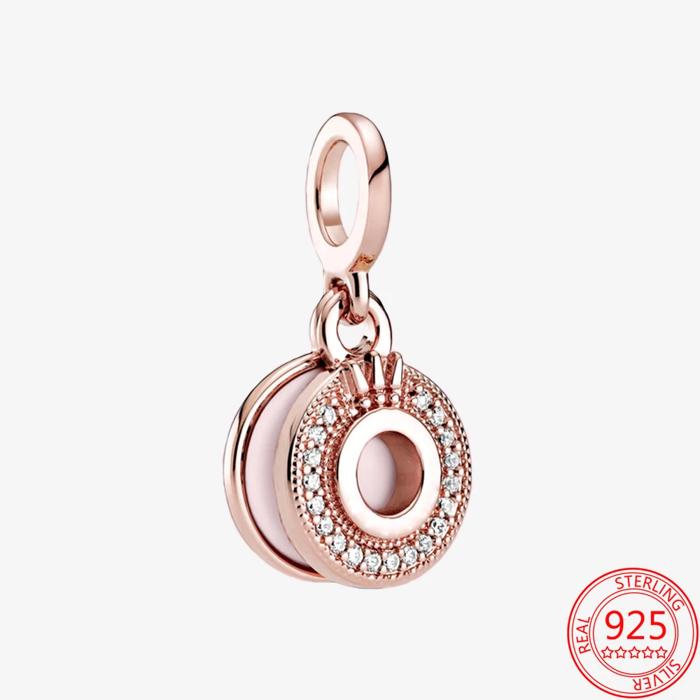 

New 925 Sterling Silver Sparkling Pave Crown Charms Pendant Fit Original Pandora Bracelet Necklace Silver Jewelry Gift for Women