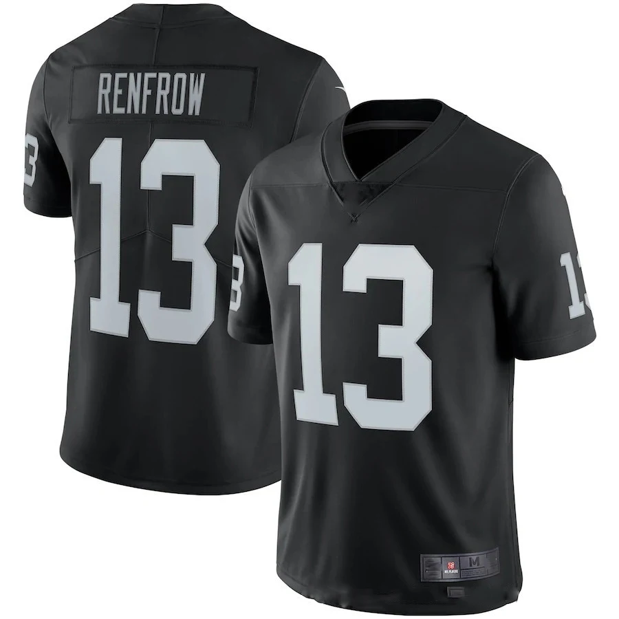 

Embroidery American Football Jersey 34# Hunter Renfrow Fans Wear Men Women Kid Youth Las Vegas Raiders Rugby Rugby Jersey Shirt