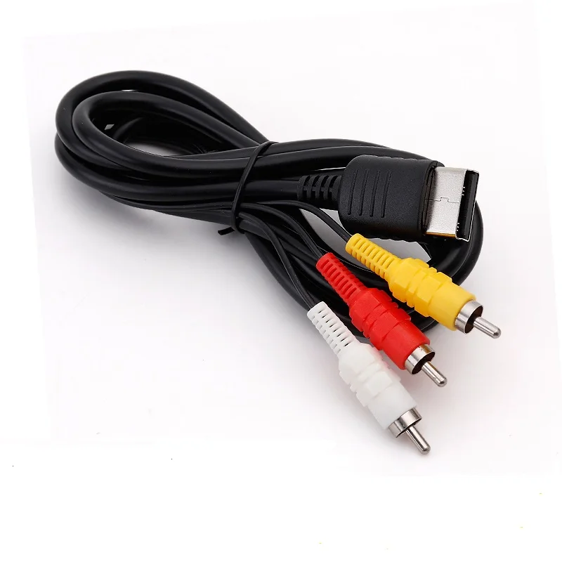 

100 PCS Composite RCA AV Cable Cord Stereo Composite Audio Video TV Adapter Cable For Sega Dreamcast DC