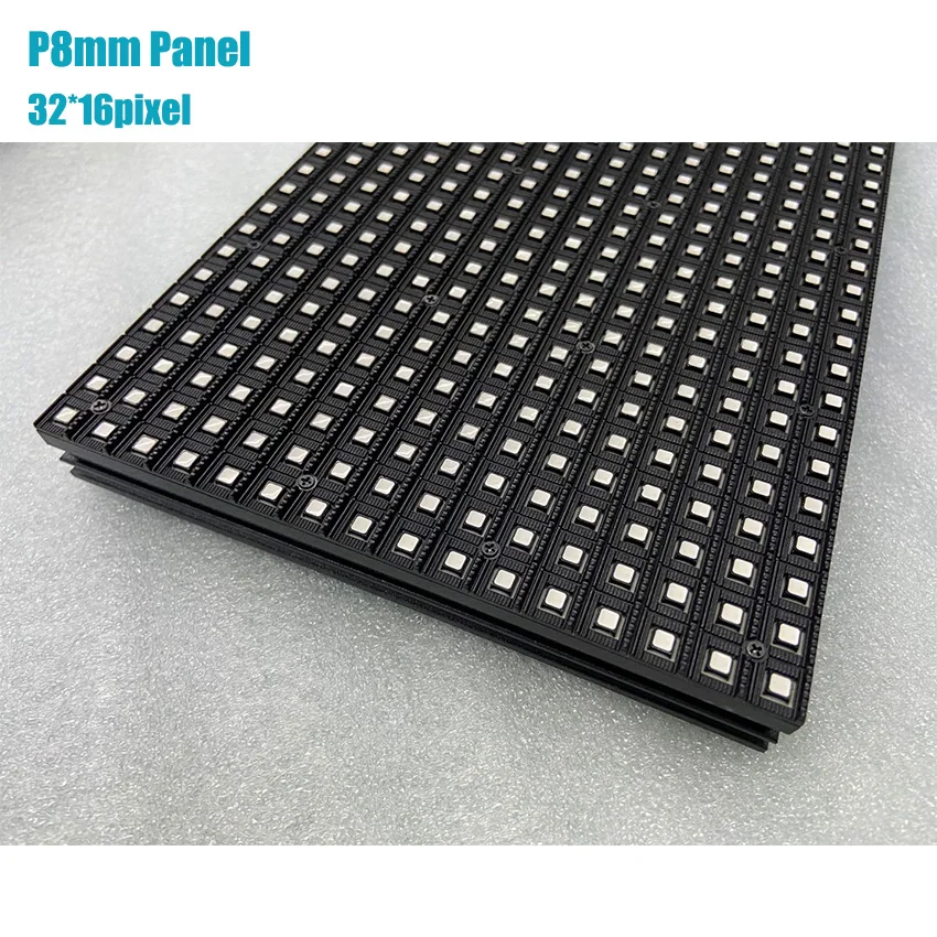 SMD P8mm 256x128 мм светодиодный дисплей модуль 32x16 точек внешние водонепроницаемые