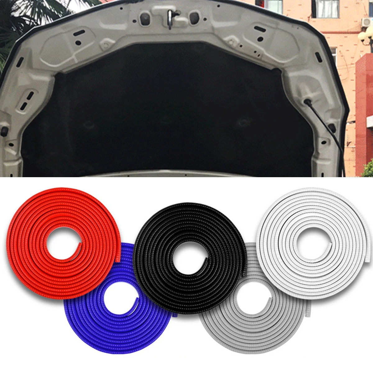 Универсальная защитная лента U-образной формы для автомобильной двери резиновая