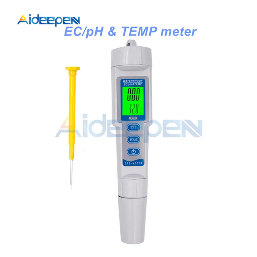 

Измеритель PH, тестер качества воды, тестер TDS/PH/EC, тестер температуры, ручка, инструменты для измерения качества воды