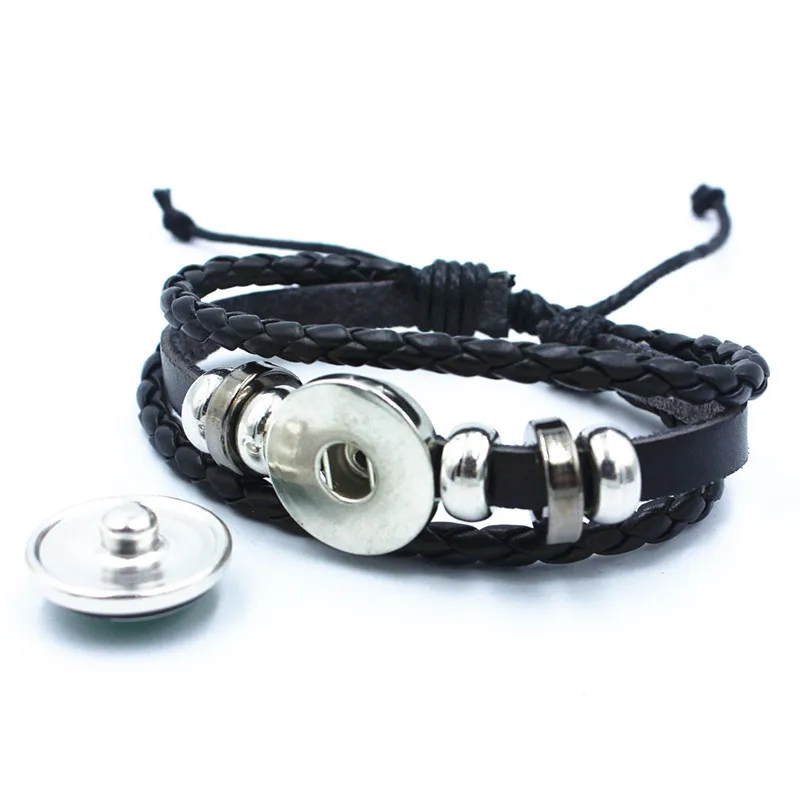 Серебристый браслет для мужчин и женщин Tai Chi Ying Yang кожаный Шарм светится в