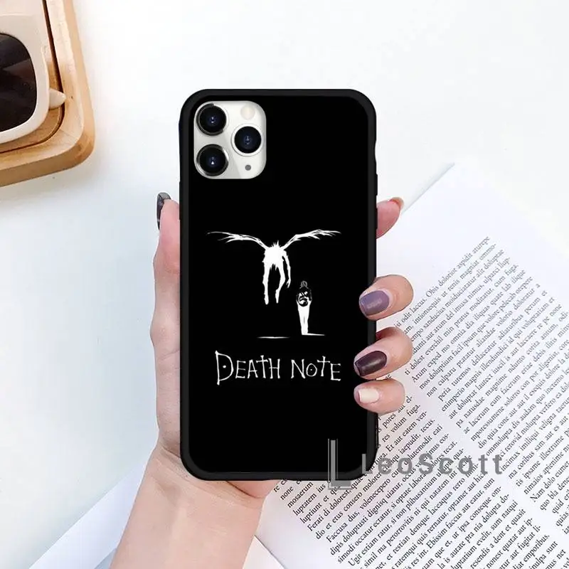 

Anime Manga Death Note Phone Case for iPhone 11 12 mini pro XS MAX 8 7 6 6S Plus X 5S SE 2020 XR