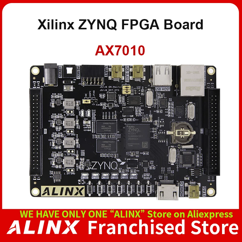 ALINX AX7010: XILINX Zynq-7000 SoC XC7Z010 FPGA Board 7000 7010 AI PYNQ Python