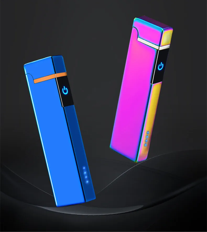 Тонкая ветрозащитная электронная сигарета usb плазменная зажигалка с