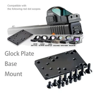 steel aluminum optic mount plate base universal for leupold burris eotech trijicon rmr swamp deer sentry red dot sight for glock