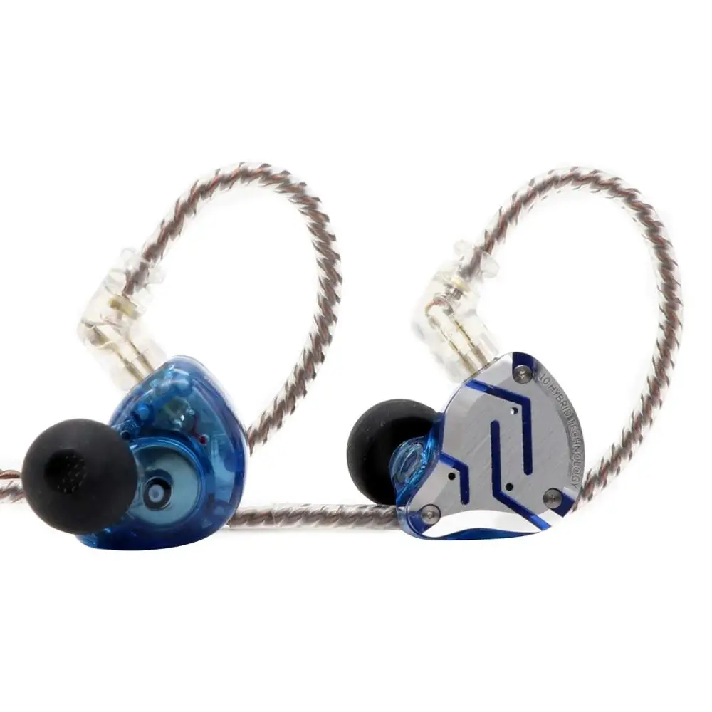 KZ ZS10 PRO 1DD 4BA HIFI металлическая гарнитура гибридные наушники-вкладыши Спортивная