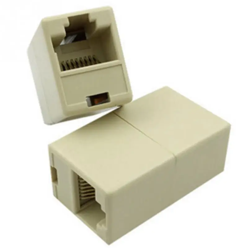 10 шт./лот сетевой Ethernet Lan кабель Joiner двусторонний 8 контактов соединитель муфты RJ45