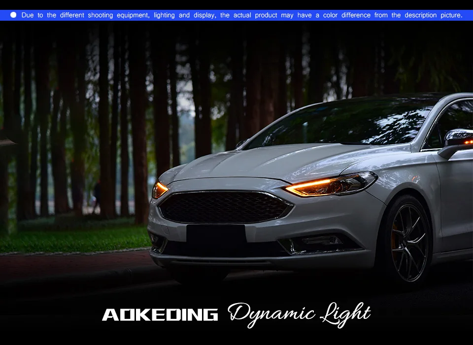 Фары для автомобиля Ford Mondeo Fusion- DRL дневные ходовые огни головная лампа светодиодный Биксеноновая лампа Противотуманные фары автомобильный аксессуар