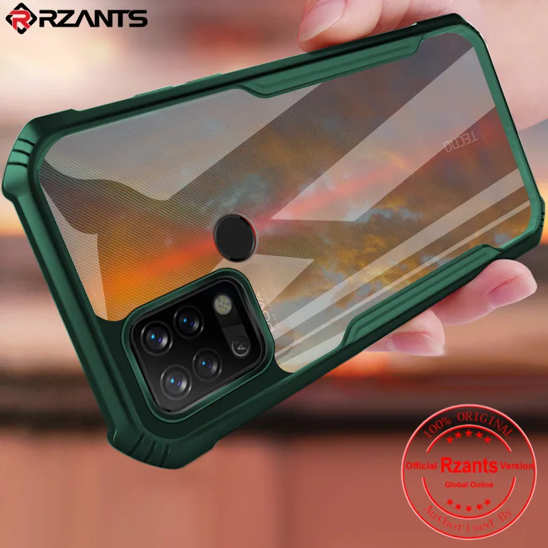 

Rzants For TECNO POVA Case Hard [Blade] Shockproof Slim Crystal Clear Cover funda Casing