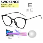 Рецептурные очки для близоруких-0,5 до-10 Для женщин мужчин близорукие очки Индекс 1,56 1,61 1,67 Анти Blue Ray бесцветные F044