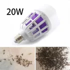 Лампа от комаров, 20 Вт, отпугивающая ловушка для насекомых, Zapper, ночная лампа 2 в 1, E27, светодиодный убийца комаров, AC 175-220 В