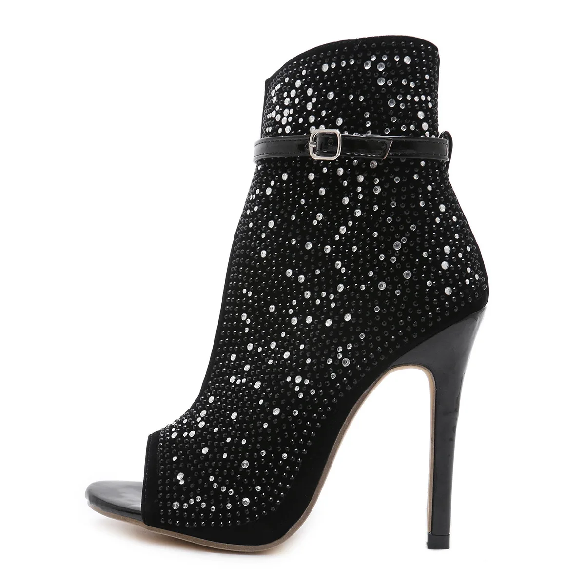 

women's sandals new fish mouth water drill hollow thin super high heel cool boots