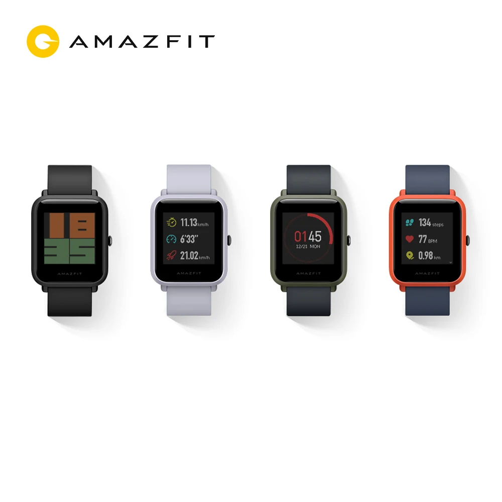 Смарт-часы Xiaomi Huami Amazfit Bip, gps, умные часы, Android iOS, монитор сердечного ритма, 45 дней, батарея bip Life, Смарт-часы, ремешок