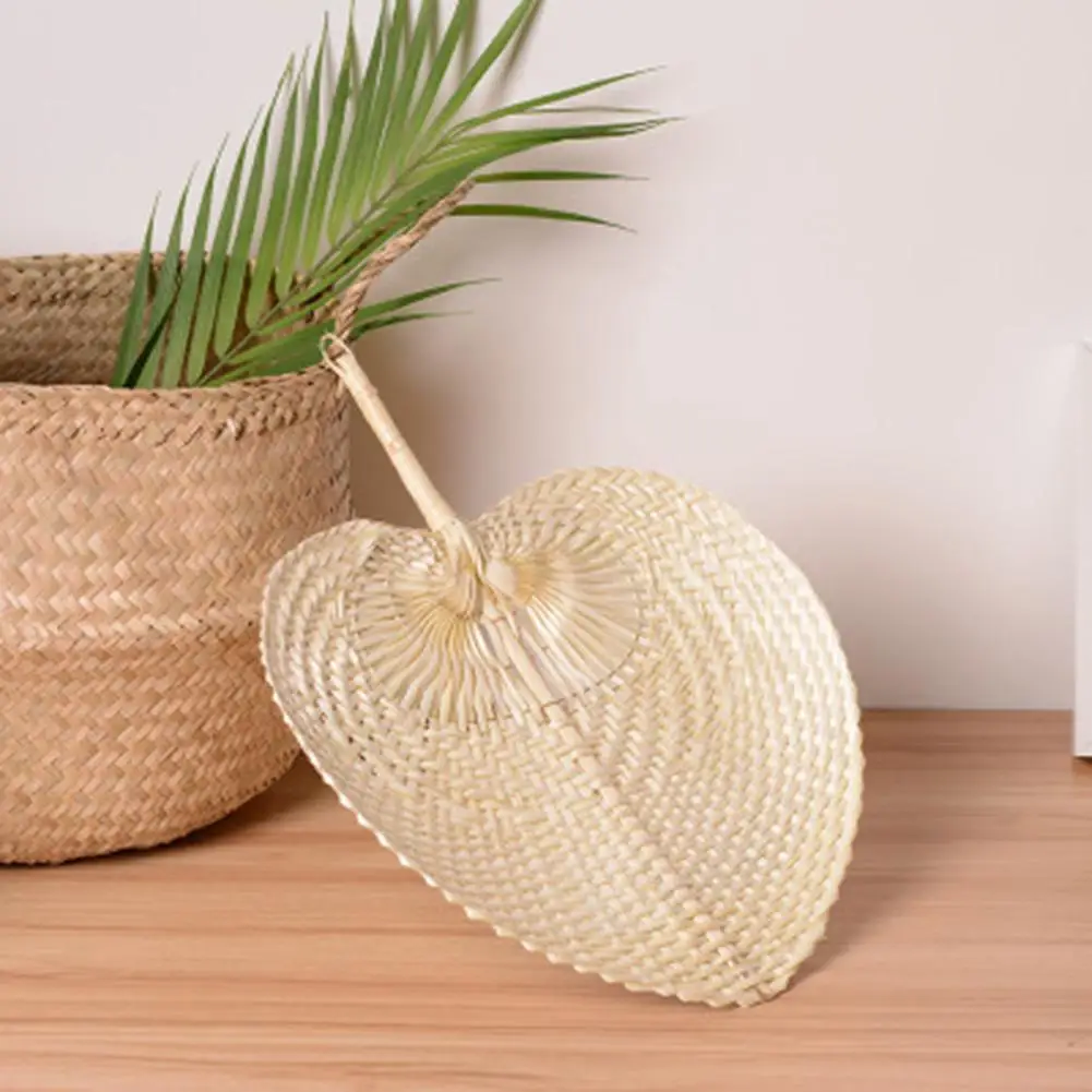 Pushan Arts ручной работы веер в форме персика бамбуковый летние вентиляторы