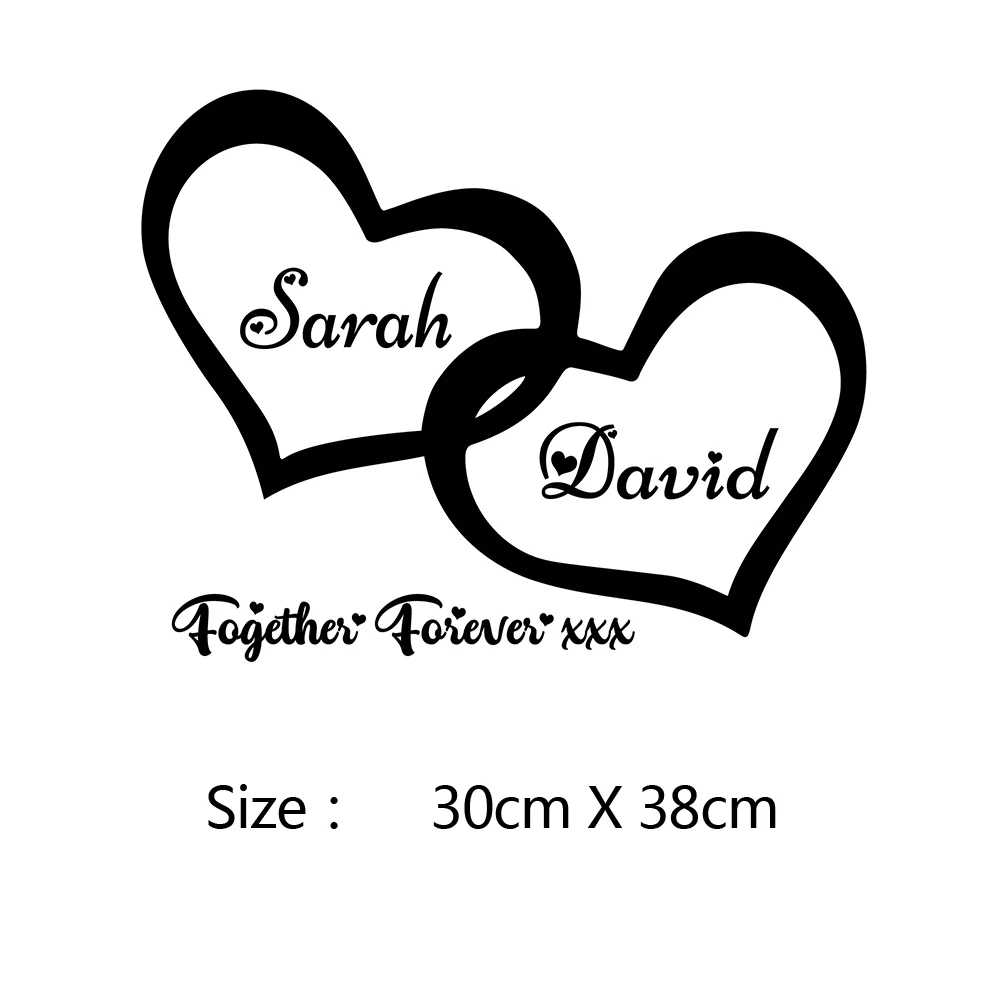 Индивидуальное название декор для спальни романтические наклейки на стену в