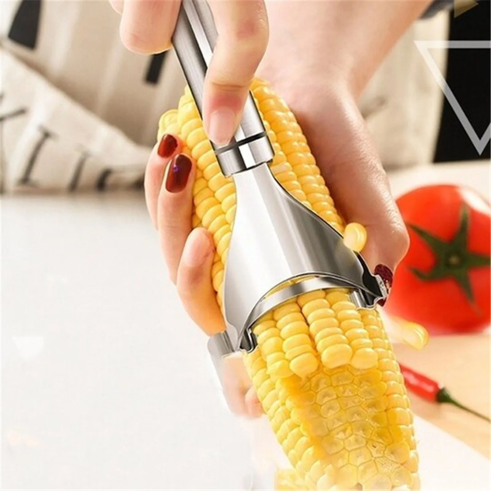 

Stainless Steel Corn Peeler Stripper Corn Stripper Corn Cob Remover Cutter Shaver Kitchen Gadgets Accessories Corn Peeling Tool