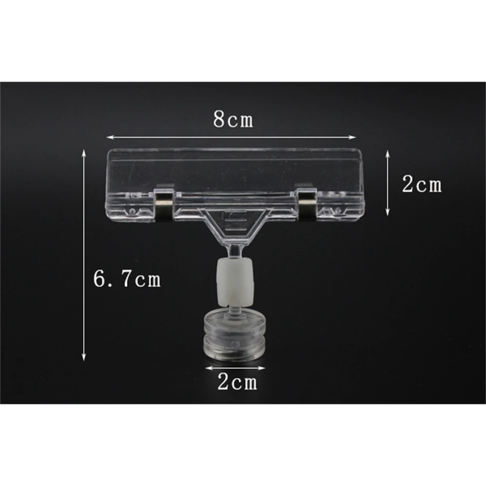 Plastic Pop Clips With Magnetic Base Price Tag Display Racks Holder Advertising Sign Pos Magnet Stand | Мебель