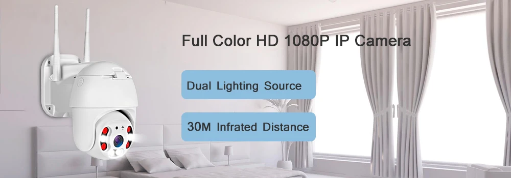 FUERS IP CCTV камера Камера HD1080P купольная камера с WiFi видеонаблюдения дома сигнализации Системы Ночное видение наблюдения удаленный монитор