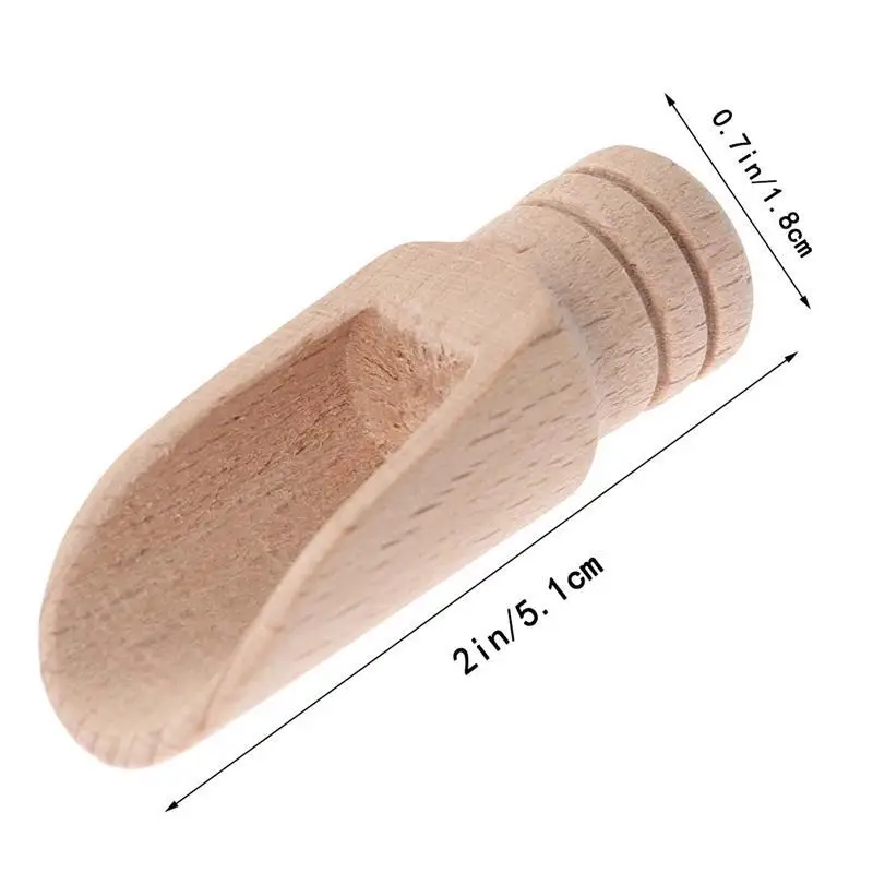 10/12/15/20pcs Tea Spoon Scoop Small Salt Shovels Mini Wooden Teaspoon Milk Powder Scoops Teaware Kitchen Accessories | Дом и сад