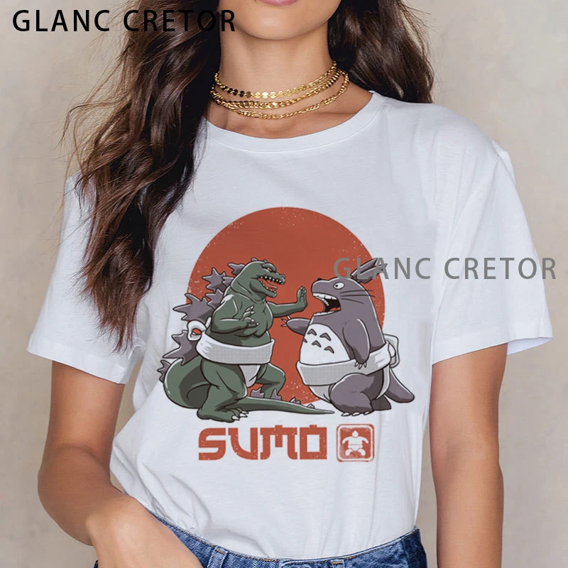 

Totoro Studio Ghibli Fashion 90s T-shirt Cute Cartoon Tshirt Graphic Top Tee Female Harajuku T Shirt Women Ullzang Anime T Shirt