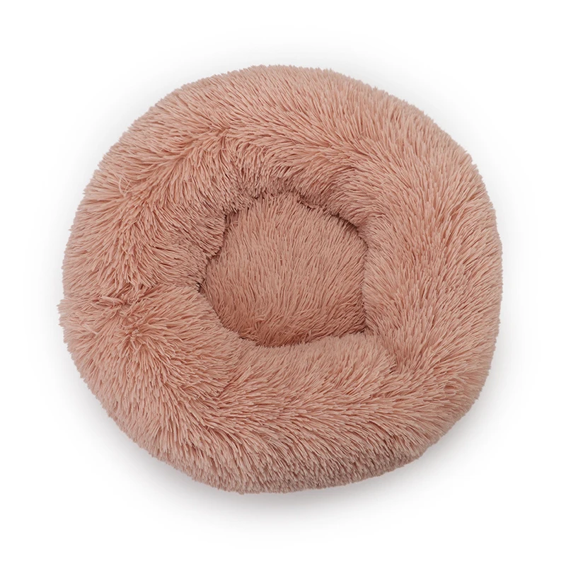 

New Product Pet Nest Round Plush Warm Cushion Cat Bed Pet Dog Kennel