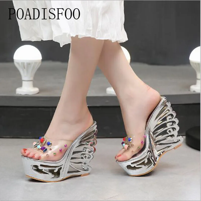 2020 новые женские пикантные босоножки на очень высоком каблуке Босоножки