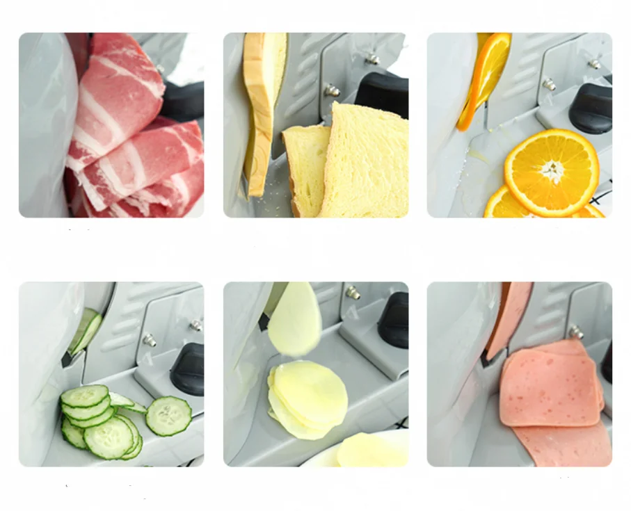 Бытовая полуавтоматическая машина для резки мяса мелкой говядины рулоны и нарезки баранины ломтик тост хлеб резки
