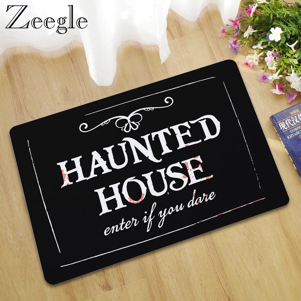 Резиновый уличный коврик Zeegle водонепроницаемый входной Забавный