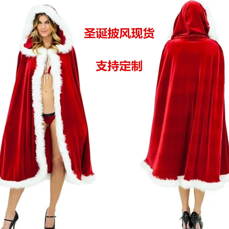 

Christmas Costume Adult Christmas Cape Cape Little Red Riding Hood Christmas Cape Party Stage Costume