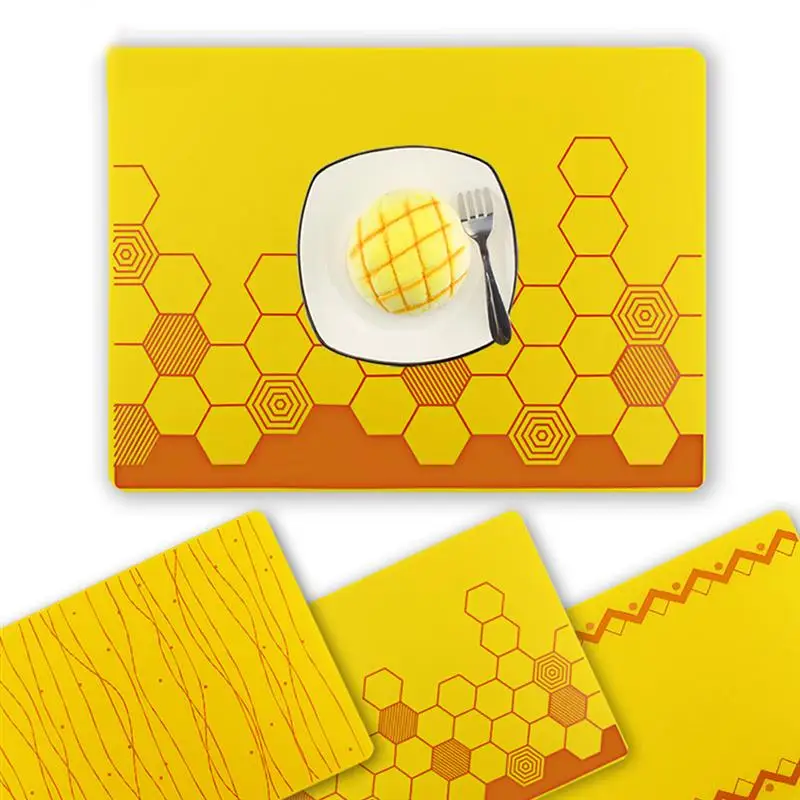 Силиконовая посуда коврик Coaster нескользящая тарелка для посуды чаши