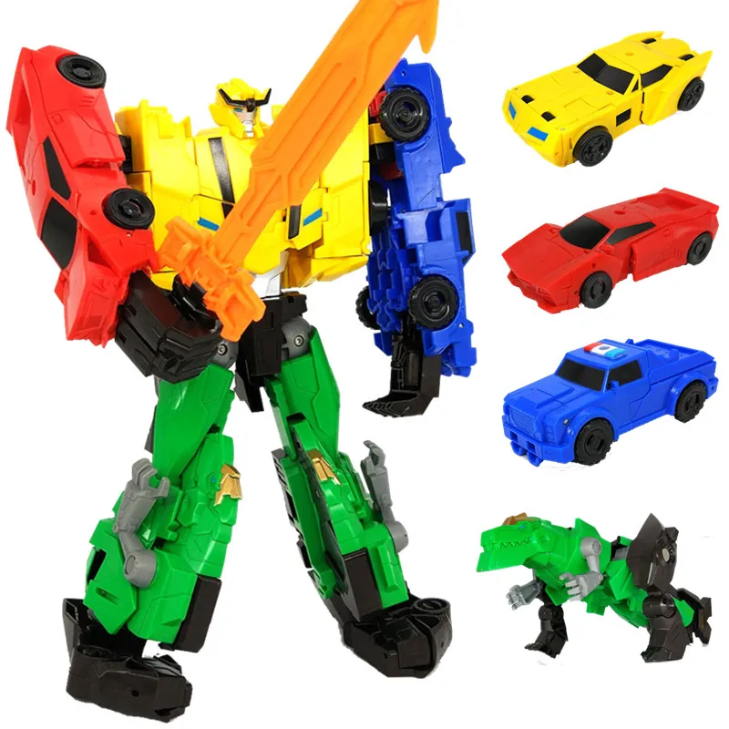 Цзян новый 4 в 1 G1 Super Wings Трансформации Игрушки Разрушитель деформации инженерный