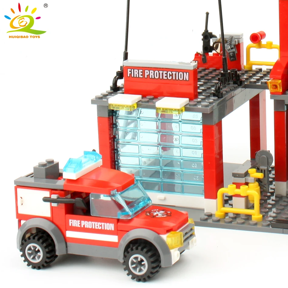 Противопожарный серии пожарная станция Радиоуправляемый вертолет автомобиль
