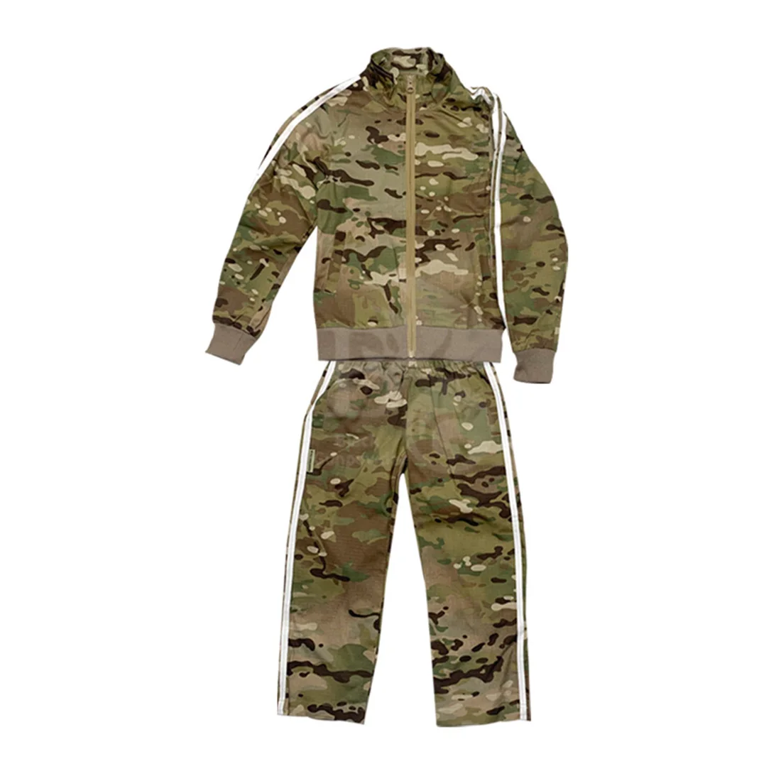 

Gopnik Style Tactical Sportswear Camo Full Clothes Set for Kids - (Flat Hem Bottom) MCBK (Size 3)