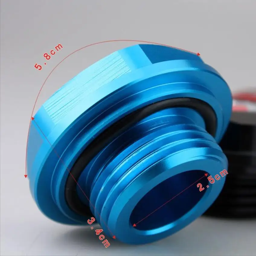 Car Engine Valve Cover Oil Filler Cap Aliuminum Tank Cover For Toyota Camry Corolla Rav4 TRD Highlander Auto Accessories